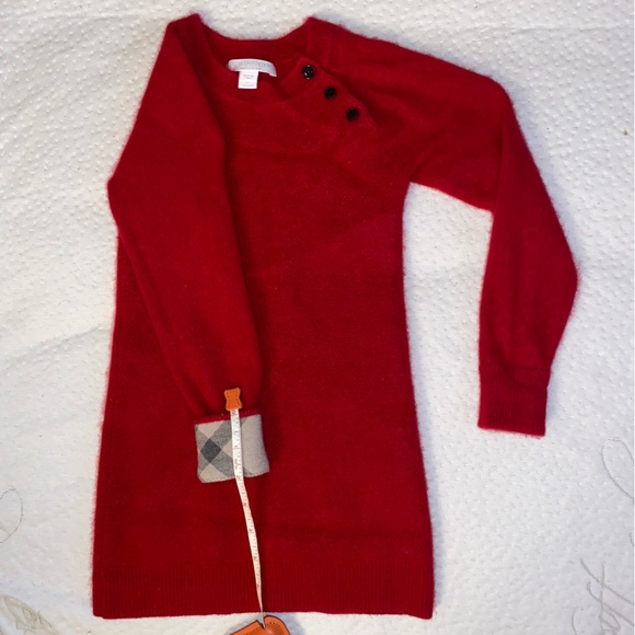 Burberry Children Red Dress | Size 6T 120cm - Picture 8 of 8